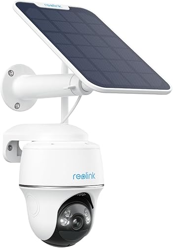 REOLINK Security Camera Wireless Outdoor, Pan Tilt Solar Powered, 5MP