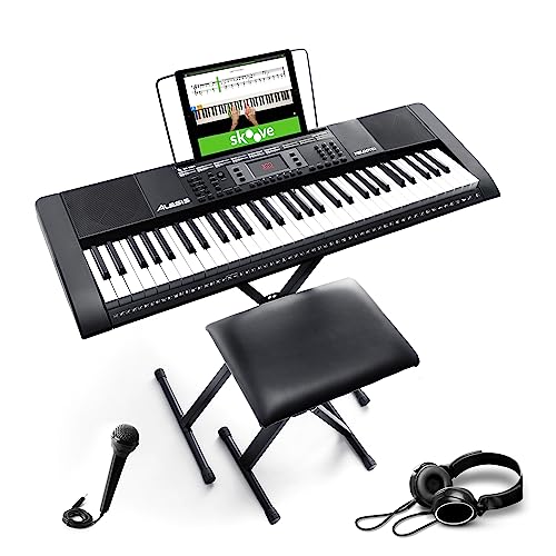 Alesis Melody 61 Key Keyboard Piano for Beginners with Speakers,