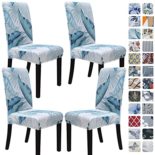 SPRINGRICO Chair Covers for Dining Room Set of 4, Stretch