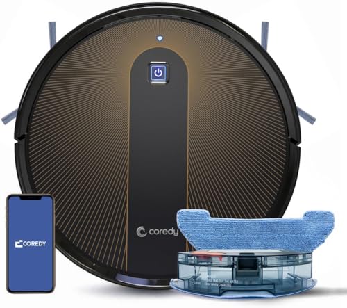 Coredy R750 Robot Vacuum Cleaner, Compatible with Alexa, Mopping System,