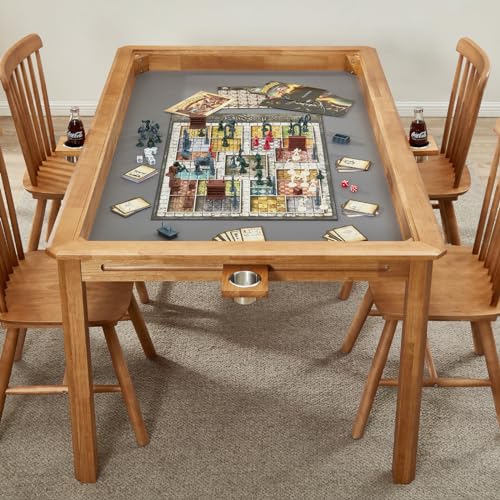 Board Game Table with Removable Table Top, Seats 4 to