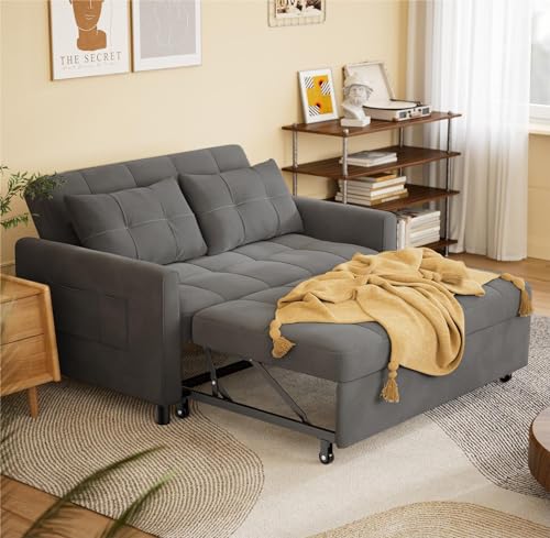 Gizoon Sleeper Sofa Couch Bed, 3 in 1 Convertible Sofa