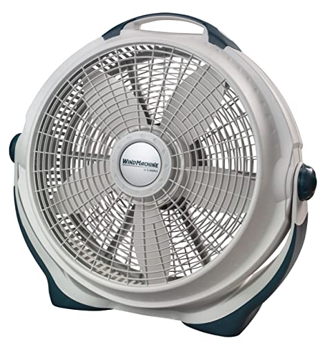 Lasko Wind Machine Air Circulator Floor Fan, 3 Speeds, Pivoting