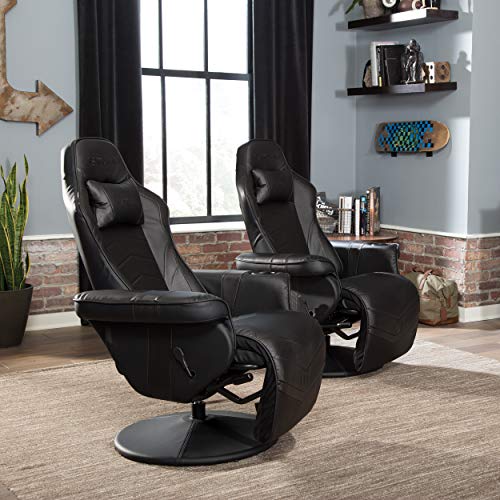 RESPAWN-900 Racing Style Gaming Recliner, Reclining Gaming Chair, in Black (RSP-900-BLK)