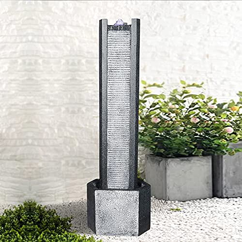 Naturefalls Triangular Prism Floor Standing Water Fountain