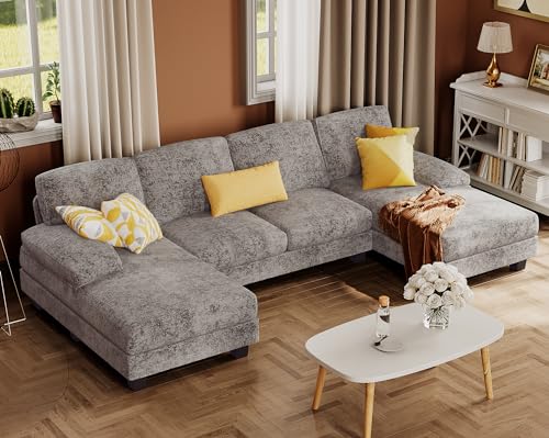 Furmax Sectional Couches for Living Room, U-Shaped Sofa Couch with