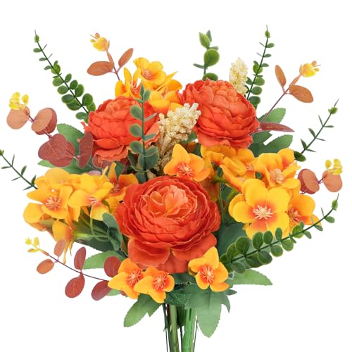 HO2NLE Fall Flowers Artificial Flowers Bouquets Fall Florals Arrangements Faux