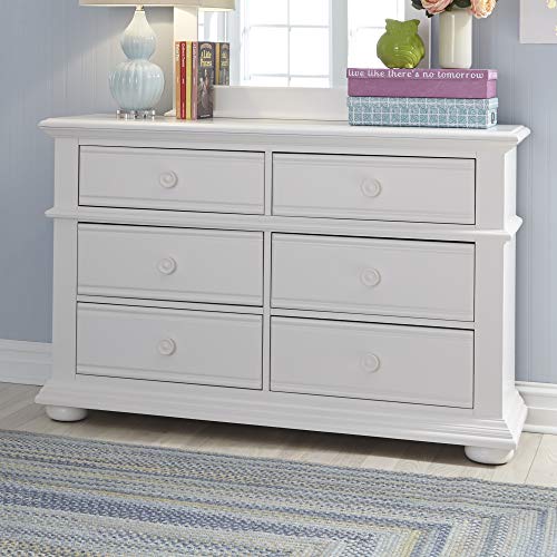 Liberty Furniture Industries Summer House 6 Drawer Dresser, W54 x