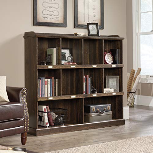 Sauder Barrister Lane Bookcase, Iron Oak finish