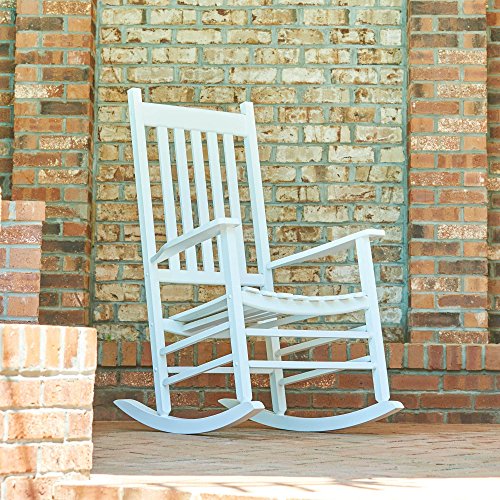 Shine Company Inc. 4332WT Vermont Porch Rocker, White