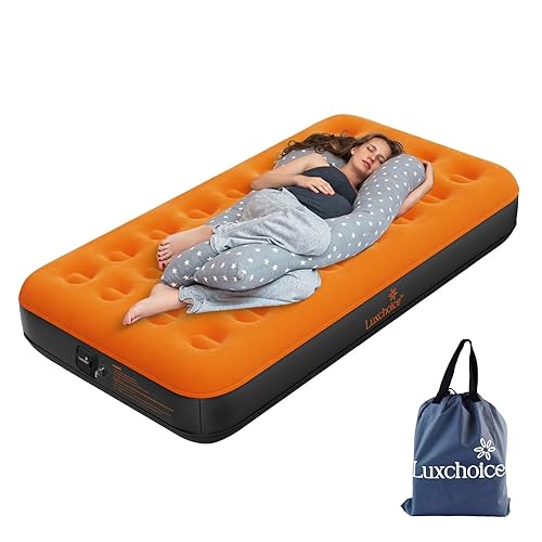 Air Mattress with Built-in USB Rechargeable Pump Camping Inflatable Mattress