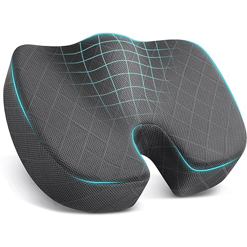 Seat Cushion - Memory Foam Cushion for Office Chair, Car