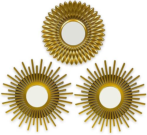 Gold Round Mirrors for Wall Decor