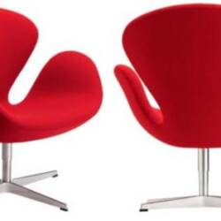 arne jacobsen mid century modern lounge furniture swan chair