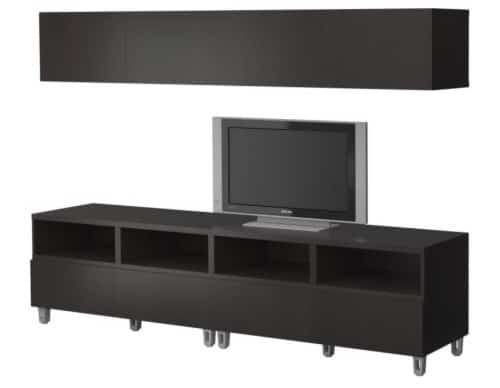 black TV stand