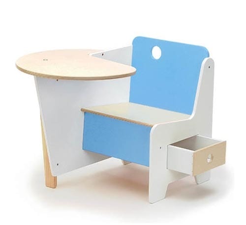 blue children's desk