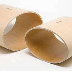 BONIFACIO POUF BENT WOOD SEAT DMK COLLECTIONS