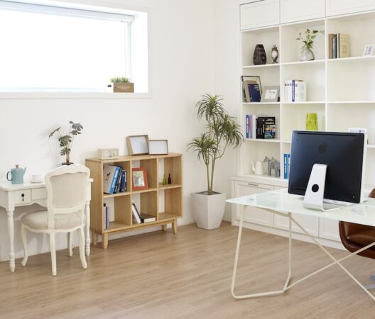 Bookshelf and Desk