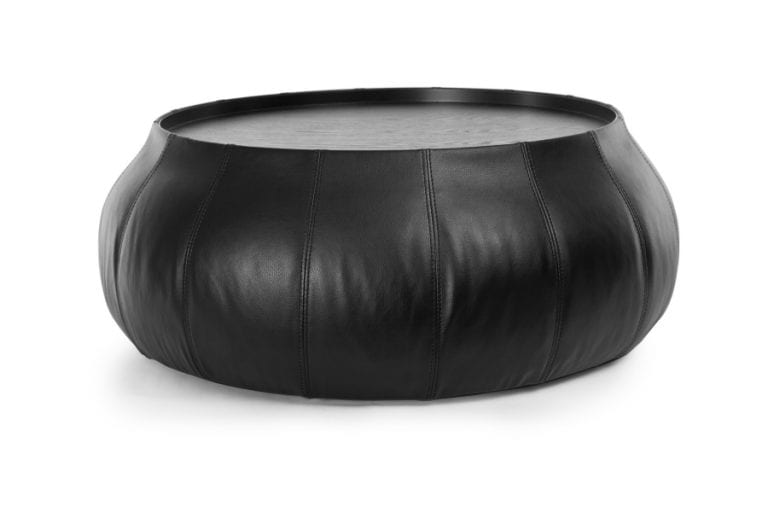 Modern Italian pouf table