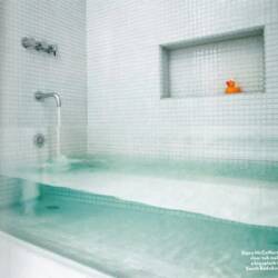 Clear Glass Bathtub by Stern McCafferty