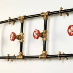 Coat Rack Pipework Series Black