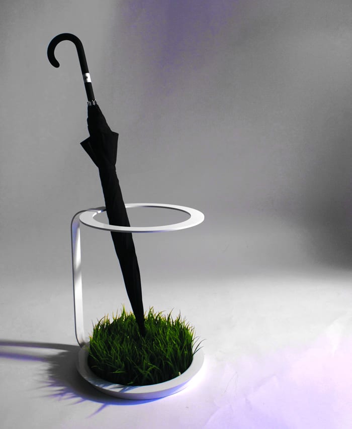 contemporary indoor umbrella stand