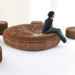 corrugated lounge furniture softseating