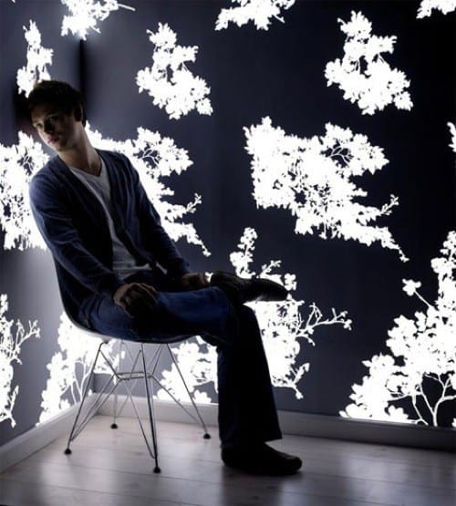 light emitting wallpaper