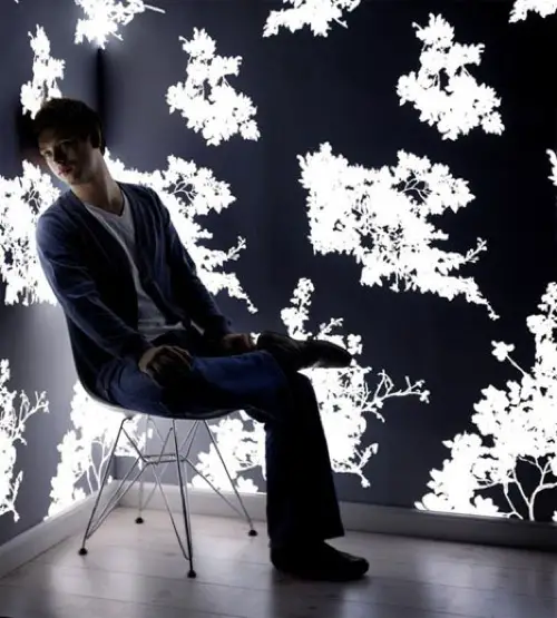 Light Emitting Wallpaper from Jonas Samson