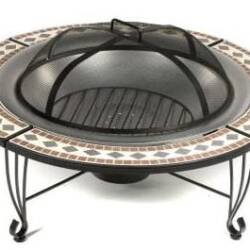 fire pits mosaic stainless steel