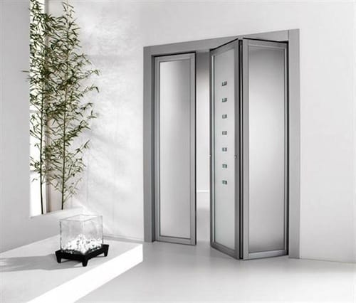 folding glass door