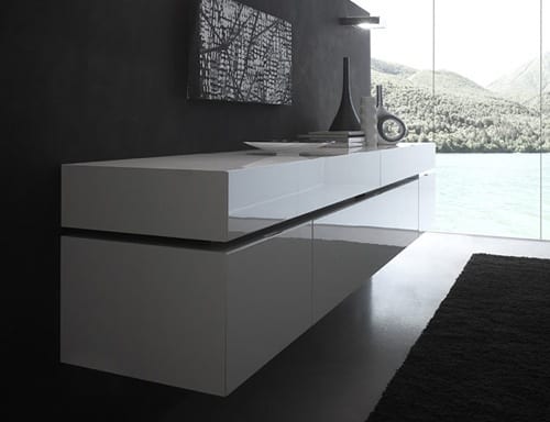 white sideboard