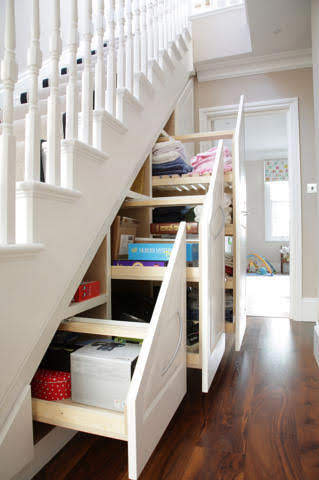 Under Stairs Shoe Closet