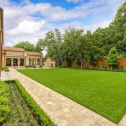 green lawn ideas mediterranean