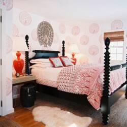 guest bedroom spring wallpaper