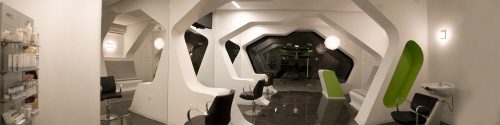 Designer Lior Vaknin's Wonderful Barber Shop in Rehovot Israel