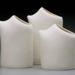 hand made fired modern porcelain pitcher