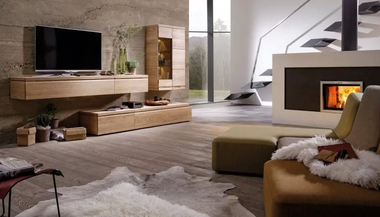 light wood wall units