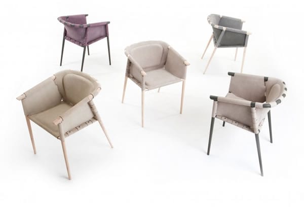 Modern Industrial Meets Retro Glamour: Cargo Chair