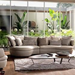 Modern Sophistication: The Nouveau Sectional by Natuzzi