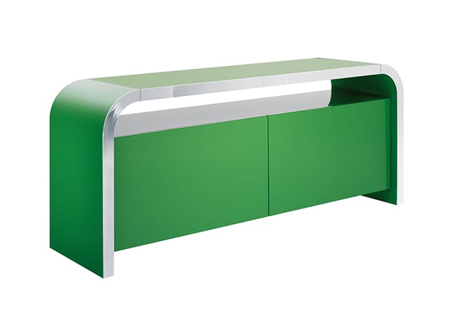 mueller green storage sideboard