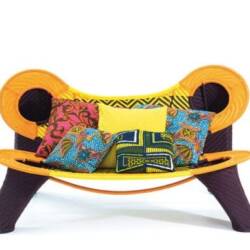 outdoor tribal modern loveseat