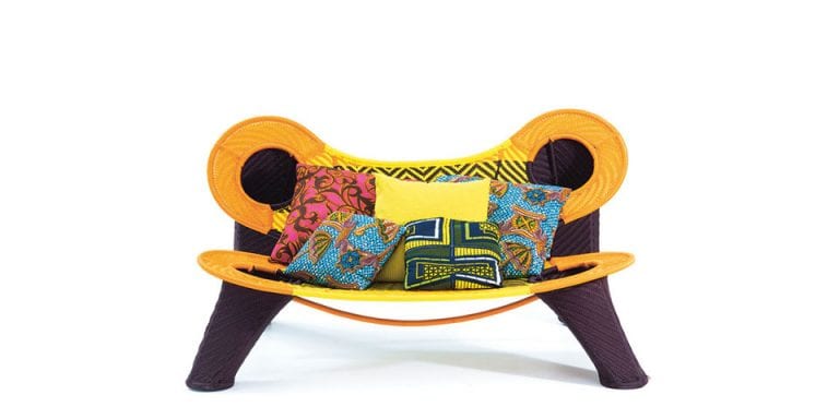 outdoor tribal modern loveseat