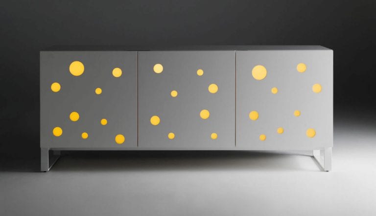 Polka Dots Fullwhite sideboard