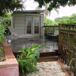 Modern storage shed