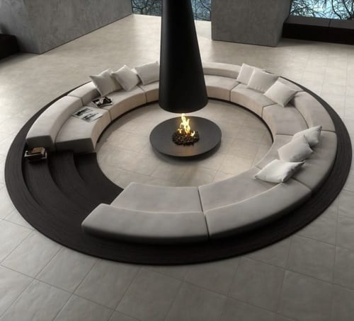 Retro Cool: Conversation Pit Tiles by Novoceram