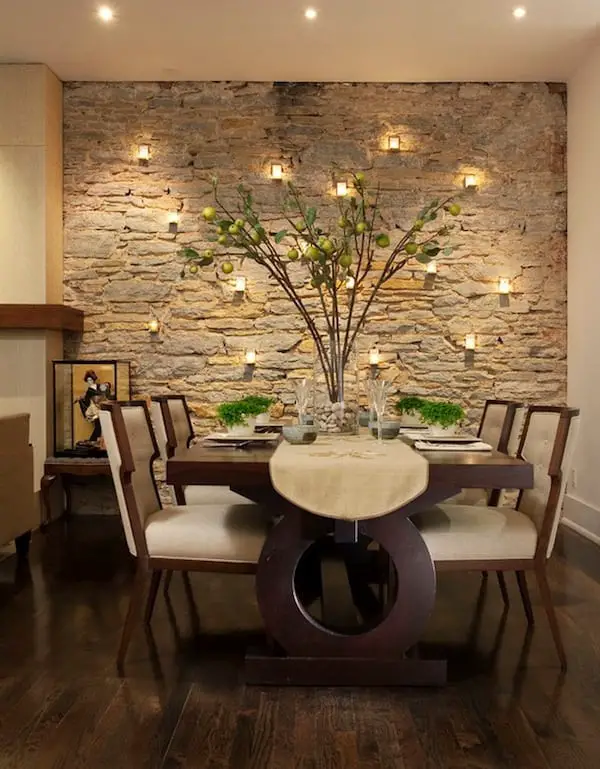 rustic rock interior walls