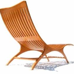 Sands Mulholland Handcrafted Modern Chaise Lounge