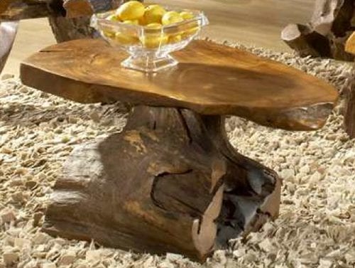 teak coffee table