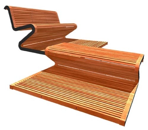 eucalyptus bench